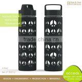 Custom Heat Resistant Glass Sport Drinking Bottle thumbnail-5