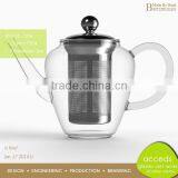 Hot Selling Colored Pyrex Glass Luxury Tea Thermos Pot thumbnail-3