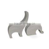New Year Cute Elephant Shape Ceramic Cement Candle Holder thumbnail-1