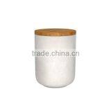 Custom Ceramic Candle Jars With Cement Graven With Soy Wax Personalized Scented Candle Jar thumbnail-5