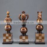 European Vintage Decorative Resin Internation Chess Figures thumbnail-3