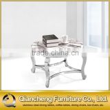 simple design marble metal coffee table for hotel lobby