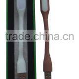 New Arrival Plastic Different Colors Flexible Mini USB Led Reading Light