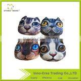 3D Plush Cat Head Shape Pillow Car Sofa Chair Back Cushion thumbnail-1