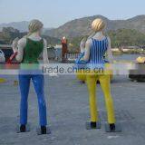 Fiberglass Shopping Girls Character Sculpture thumbnail-2
