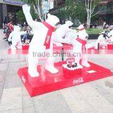 Outdoor Fiberglass Bear Sculpture for Playground thumbnail-3
