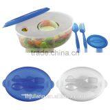 BPA-FREE Plastic Salad Lunch Box Set With Ice Pack/plastic Lunch Box Set thumbnail-1