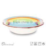 Handpainted Ceramic Soup Bowl thumbnail-5