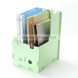 Cosmetics Storage Box DIY Desktop Storage Box Creative Wood Folder Decorative File Folder Box thumbnail-1