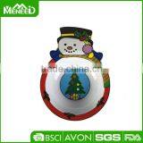 FDA Custom Size Wholesale Christmas Design, Holiday Tableware Unbreakable Melamine Christmas Snowman Bowl thumbnail-1