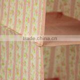 Four-Layer With One Drawer Floral Print Non-Woven Fabric Container thumbnail-2