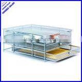 2013 Best Selling 3 Tier Office Metal Mesh Desk Filing Cabinet Tray thumbnail-1