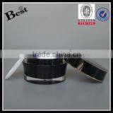 New Products 50g High Grade Round Black Plastic Jar Cosmetic Cream Acrylic Jar Wholesale thumbnail-2