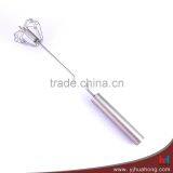 Kitchen Egg Cream Beater ,Press Rotating Whisk thumbnail-1