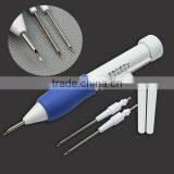 3 Size Sewing Embroidery Stitching Punch Needle Craft Tool 2 Threader Guide DIY thumbnail-2