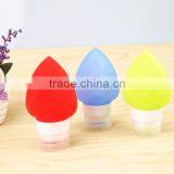 2017 Hot Sale Colorful Heart Shape Travel Bottles Set Silicone Package Bottles Set thumbnail-1