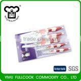 Industry Leader Red Flower Pattern Bread Meat Fruit Vegetable Paring Knife Set thumbnail-1