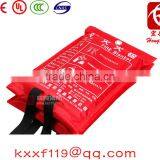1m x 1m Fiberglass Fire Proof Welding Fire Blanket Manufacturer thumbnail-1