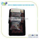 18PCS Embroidered Bathroom Set thumbnail-1