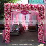 2017 new product Wedding Artificial Decorative Flower Arched for wedding Wholesale