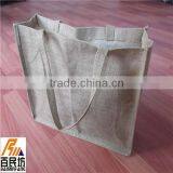 Jute Shopping Bags Eco-friendly Food Grade 235g Nature Color With Logo thumbnail-1
