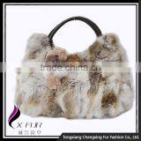 CX-H-36B Factory Direct Sale Girl's Rabbit Fur Bag thumbnail-1
