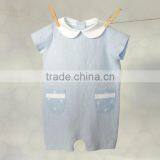 2017 Latest Design Short Sleeve Newborn Clothing Wholesale Fancy Baby Boys Clothes Jumpsuit thumbnail-2