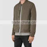 MGOO Customized 100% Cotton Mens Jackets Baseball Style Bomber Jackets Zip Up Long Sleeves Mens Tops thumbnail-4