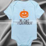 Halloween Children Cotton Orange Pumpkin Pattern Newborn Baby Unisex Bodysuit Romper thumbnail-2