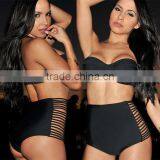 Women's Wrap Halter Bikinis Sets Swimwear Swimwear From China Large Size Bandeau Padded Swimsuit SV003179 thumbnail-2