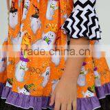 Girls Fall Boutique Dress Kids Halloween Ruffle 3/4 Sleeve Dress thumbnail-3