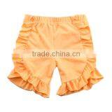 2017 New Summer Kids Children Toddler Cotton Girls Wholesale Cheap Soild Striped Icing Ruffle Shorts thumbnail-2