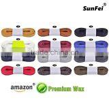 Wax Shoelaces Flat Sports Exercise Fitness Vintage Waxed Shoes Laces Accessories - Provide Custom Services - Accept Custom thumbnail-5