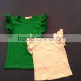 100% Cotton Baby Shirt With Bubble Sleeve QL-6 thumbnail-3