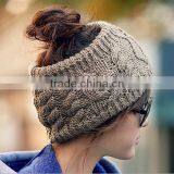 2014 Wholesale Knit Braided Wide Headband thumbnail-2