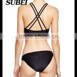 Fashion Sexy Bikini Swimsuit Female Waist Floral Bikini Explosion Models thumbnail-2