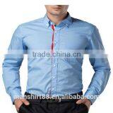 2016 New Wholesale Stylish Long Sleeve Cotton Custom Mens Casual Dress Shirts thumbnail-1