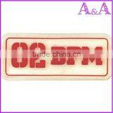 2017 High Quality Printing Pvc Rubber Eco-Friendly 3d Patch Clothing Label thumbnail-1