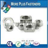 Made in Taiwan Stainless Steel Black Coated Zinc Finish Heavy Hex Nut thumbnail-2