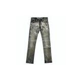 Light Blue and Bead Jeans Regular Fit Low Waist Deenim thumbnail-2