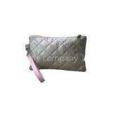 Pink Square Veins Leatheroid Wallet Bag, Fabric Purse Bags For Ladies / Girls thumbnail-1