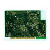 Stacked Via Impedance 4 Layer PCB Printed Circuit Board Tg 180 White Silkscreen