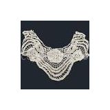 Dyeable Cotton Embroidery Crochet Detachable Lace Collar for Clothes