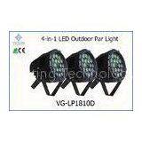 18pcs 10W 4-in-1 RGBW Infinite Color Mixing Rainbow Effect LED Outdoor Par Can Light thumbnail-1