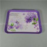 Promotional Gifts Custom Printed Rectangular Melamine Snack Tray thumbnail-1