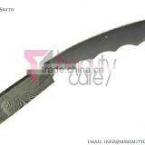 Damascus Steel Straight Razor Folding Knife thumbnail-3