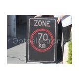 Automatically 1R1W Single Chip Adjust Outdoor Moving Led Traffic Signs Controlled by PC