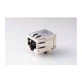 Full Shielded RJ45 Ethernet Jack 8P8C Single Port Modular With Transformer