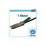 QSFP+ to QSFP+ Cable Assembly, AWG30, Passive 1 Meter