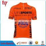 2015 Cheapest Cycling Team Jersey 1/3 Zipper up Riding Bike Clothes Bicycle Wear thumbnail-1